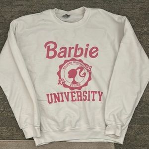 Unisex Barbie University Sweatshirt